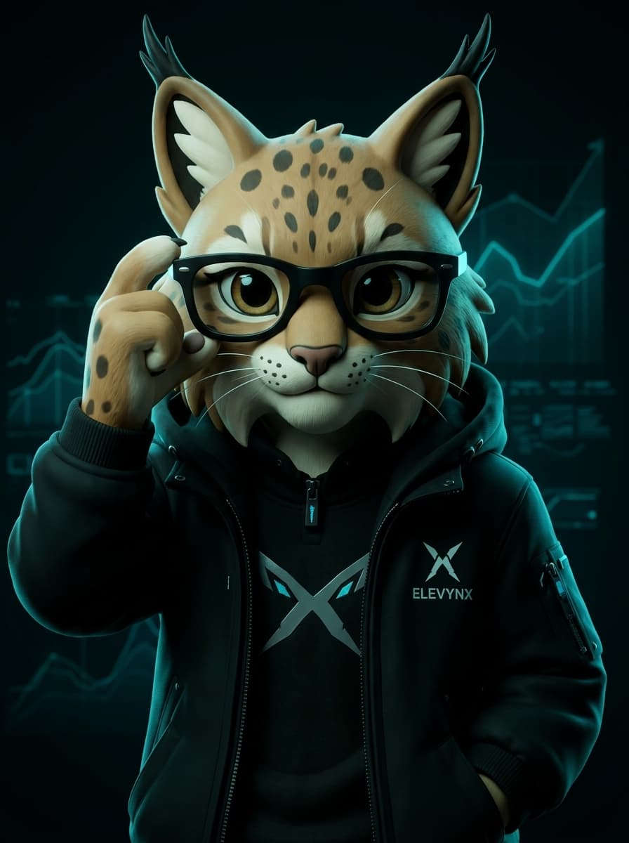 ELEVYNX operator adjusting focus in front of live growth graphs